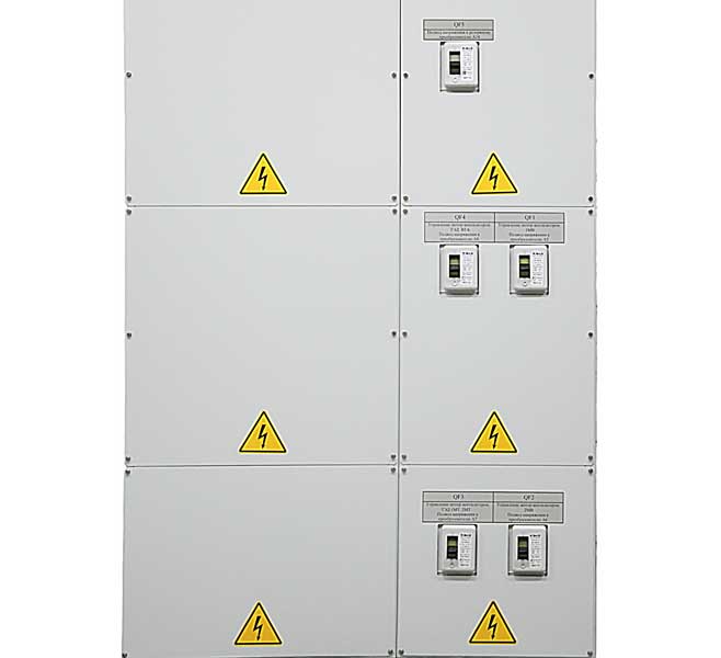 Шкаф с автоматическими выключателями и контакторами для тепловоза 2ТЭ25АМ