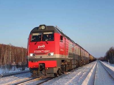 На Эльгинское угольное месторождение прибыли три магистральных локомотива серии 3ТЭ25К2М