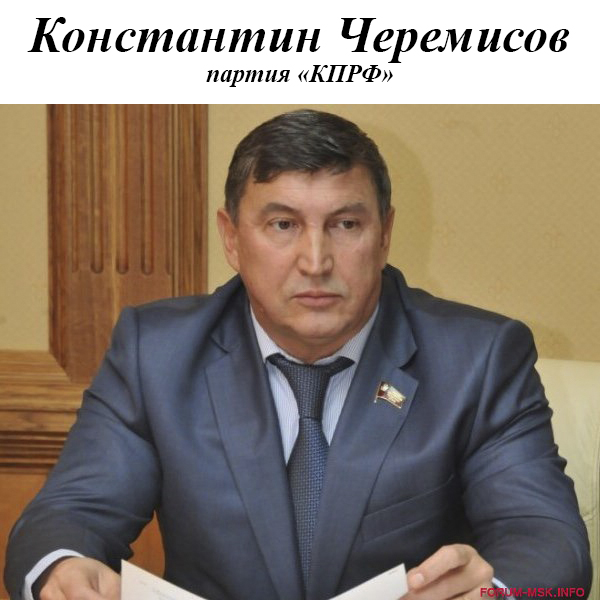Константин Черемисов, кандидат в губернаторы Московской области