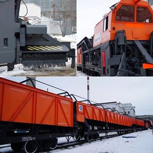 ТМХ передал Оленегорскому ГОКу снегоуборочный поезд СМ-7Н