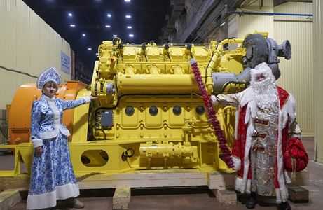 Коломенский завод отправил заводу БЕЛАЗ новый двигатель