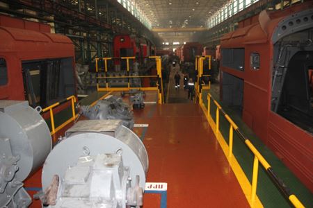 В локомотивосборочном цехе Уссурийского ЛРЗ внедряется эталонная линия сборки
