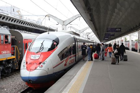Количество рейсов поездов «Сапсан» между Москвой и Санкт-Петербургом увеличится вдвое 