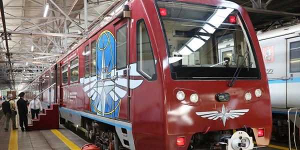 Тематический поезд запустили в Московском метро