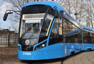 Трамваи «Витязь-Москва» последней модели начали работать на северо-западе Москвы