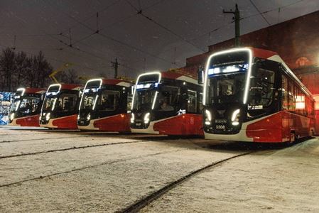 УКВЗ в 2024 году планирует выпустить 148 низкопольных трамваев