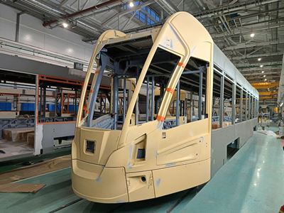 ПК Транспортные системы начали сборку первых трамваев для Волгограда