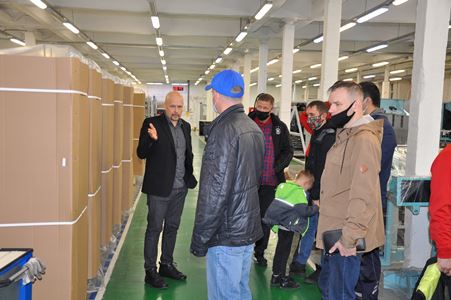Футбольной команде «РАТЕП-ИННОВАЦИЯ» провели экскурсию на заводе