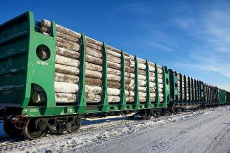 ОВК поставила «Архбуму» новую партию вагонов-платформ для транспортировки леса