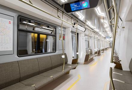 Новый поезд Московского метро начал обкатку на Замоскворецкой линии
